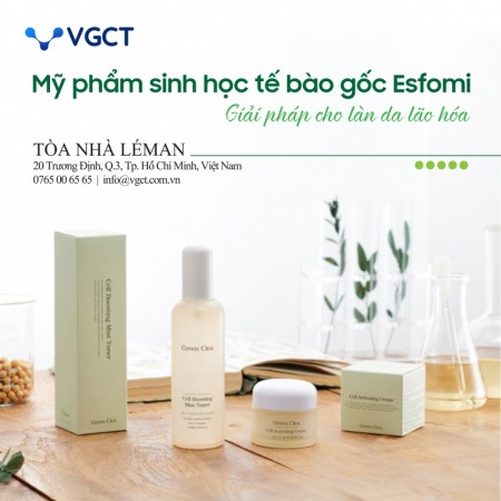 Mỹ Phẩm sinh học tế bào gốc ESFOMI GREEN CICA - Sức mạnh tự nhiên cho làn da hoàn hảo